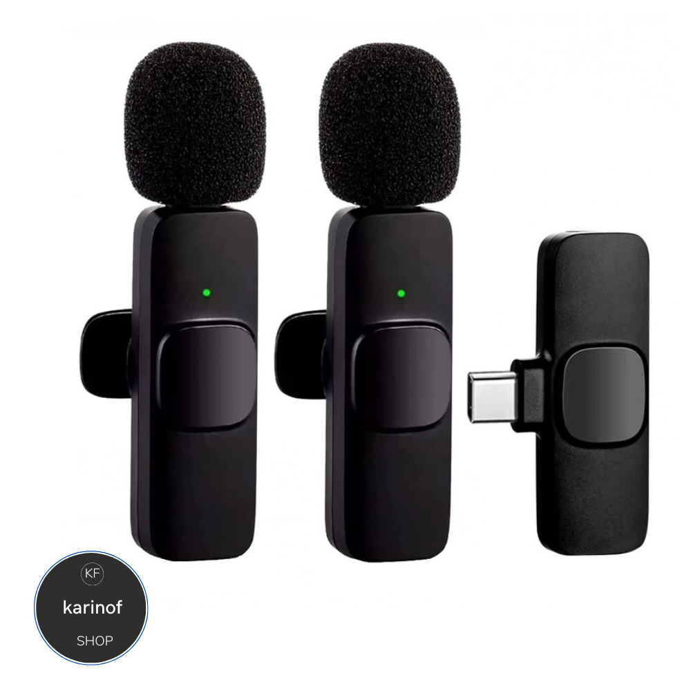 مدل K9 Dual Type-C میکروفن بی سیم مدل K9 Dual Type-C
