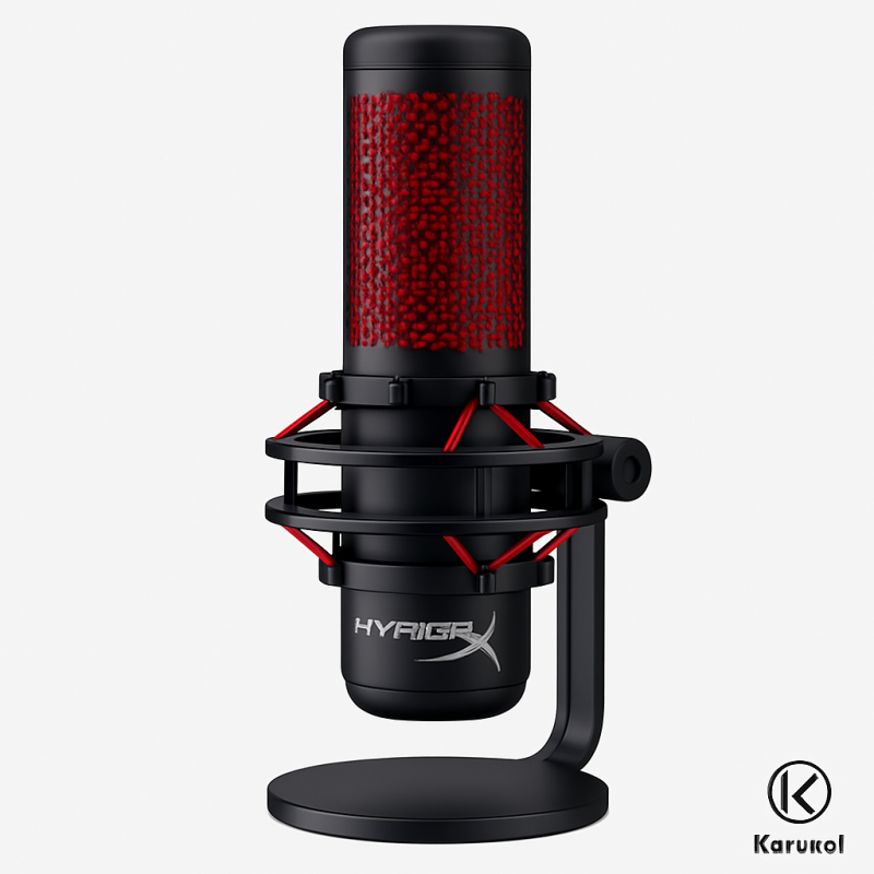 میکروفون هایپرایکس مدل QuadCast – مناسب استریم و ضبط صدای حرفه‌ای