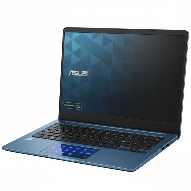 لپ‌تاپ ایسوس مدل Vivobook Go 14 E410KA-CL464 مجهز به پردازنده Celeron N4500، حافظه رم 4 گیگابایت DDR4، فضای ذخیره‌سازی eMMC با ظرفیت 64 گیگابایت، صفحه‌نمایش 14 اینچی TFT با کیفیت HD و نامبرپد دیجیتال