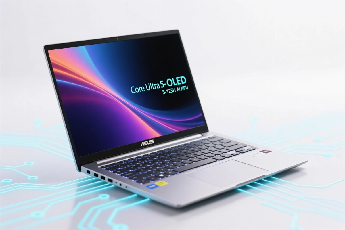 لپتاپ ایسوس ZenBook 14 OLED Q415MA-U5512 با پردازنده Core Ultra 5-125H